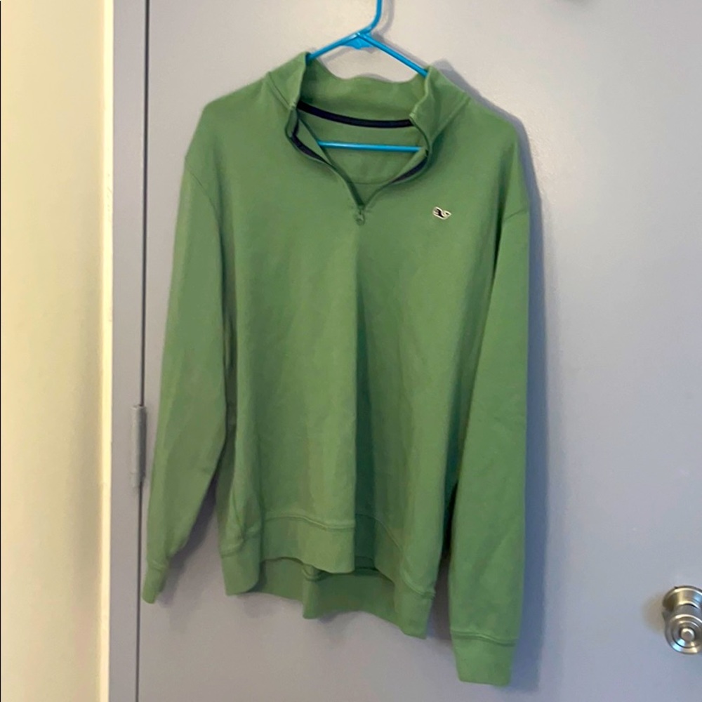 Vineyard Vines Forest Green Quarter-Zip